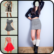 Short Dress Girl Photo Montage  Icon