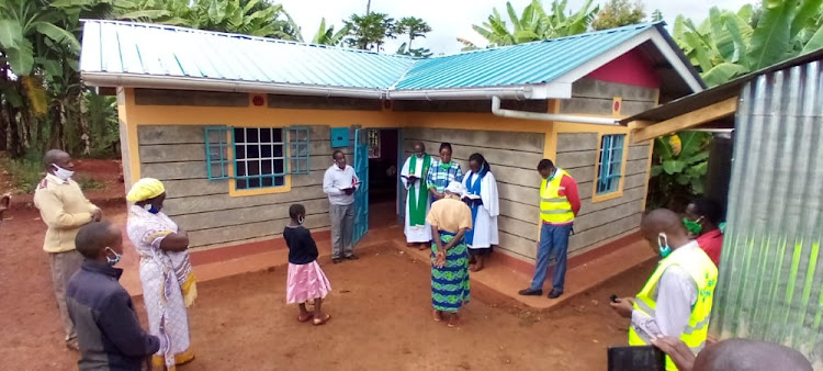 The new house that was constructed by Lapsset director Karanja Mburu Wamatangi.