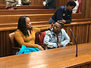 Cynthia Mosupi wipes the tears from Sharon Twala’s face after the pair were handed 14 and 18 year jail terms for the 2015 murder of 18-year-old Boitumelo Dlamini. 