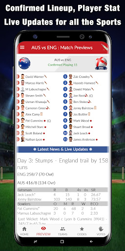 Screenshot Possible11 Fantasy Sports