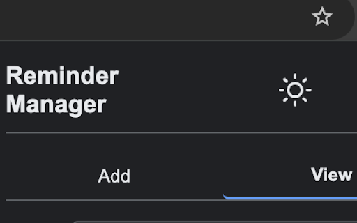 Reminder Manager