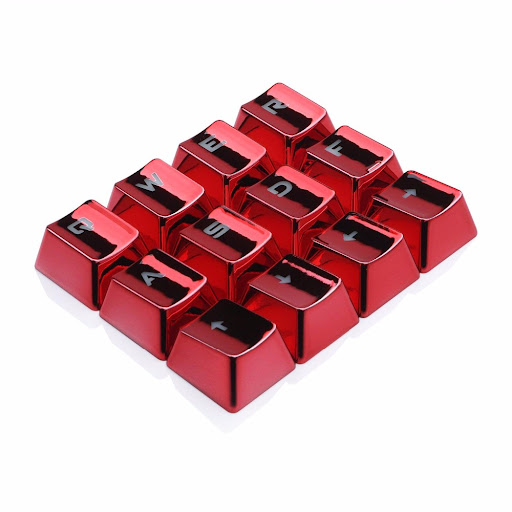 Title 6, Redragon 12 Key PBT Double Shot Backlit Metalli...
