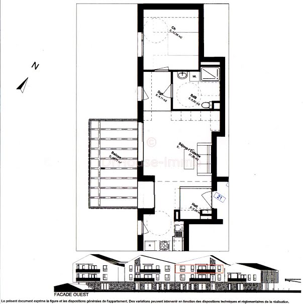 Vente appartement 2 pièces 54 m² à Bleriot (62231), 230 000 €