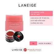 Mặt Nạ Ủ Môi Laneige Minisize (3G),Tẩy Da Chết Môi Beauty Treats Lip Scrub (10.5G)