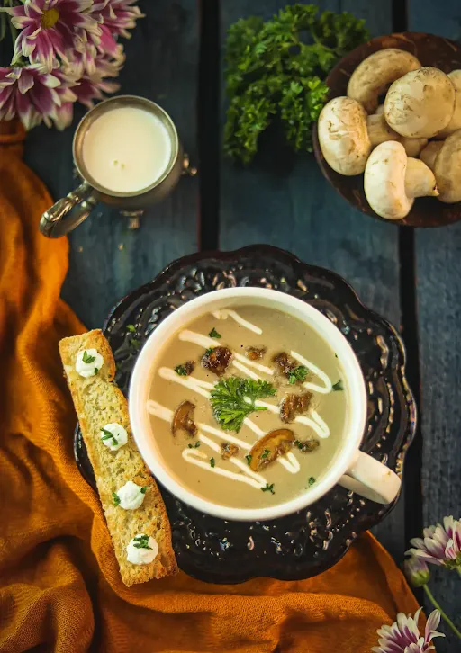 Mushroom Cappuccino Soup