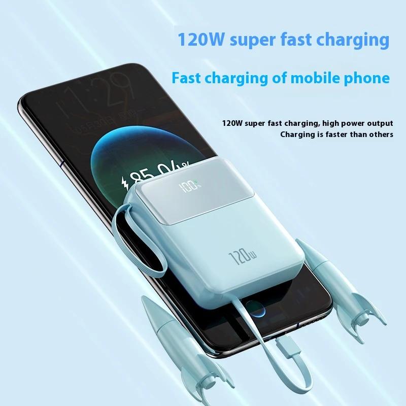 Super Brzo Punjenje Mini Digitalni Displej Power Bank. Brzo napunite telefon i druge uređaje u pokretu pomoću ovog kompaktnog punjača.
