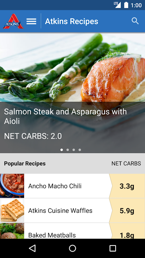 Atkins Carb Counter Android Apps On Google Play