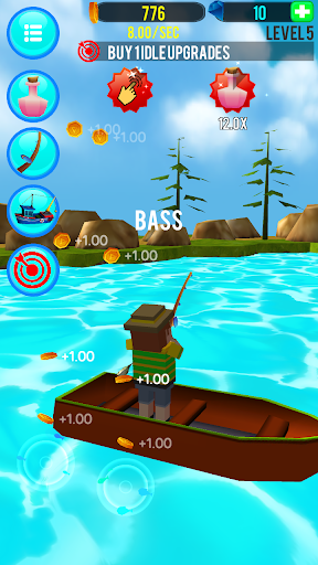 Screenshot Fishing Clicker Game