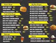 Big Boss Cafe menu 1