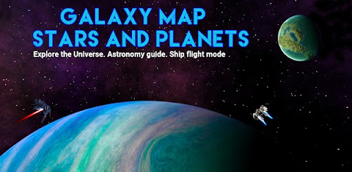 Galaxy Map - Stars and Planets
