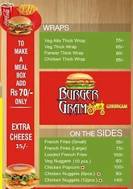 Burger Gram menu 2