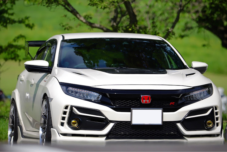 シビックタイプRの７月もよろしくお願いいたします・オフ会・流し撮り撮影会・暑かった💦に関するカスタム事例の投稿画像1枚目