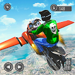 Cover Image of 下载 Flying Motorbike Stunts Riding Simulator 1.0 APK