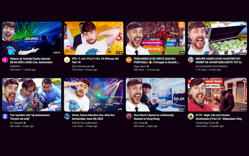 YouTube MrBeast's - Thumbnails