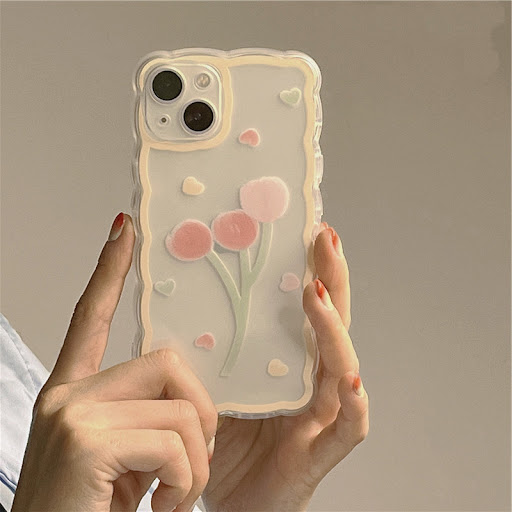 Title 5, Colorful Tulip Flower Love Phone Case. Show you...