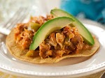 Shredded Spicy Chicken Tostadas (Tinga) was pinched from <a href="http://www.foodnetwork.com/recipes/marcela-valladolid/shredded-spicy-chicken-tostadas-tinga-recipe/index.html" target="_blank">www.foodnetwork.com.</a>