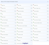 The Taste Of Chandni Chowk menu 4