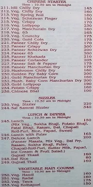 Sai Samrat Pure Veg menu 1