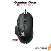 [Mã Elmall51 Giảm 5% Đơn 300K] Chuột Gaming Edra Em6502 Pro Rgb Led (16000 Dpi)