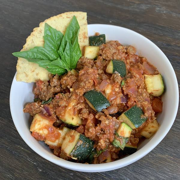 Italian Bake with flatbread