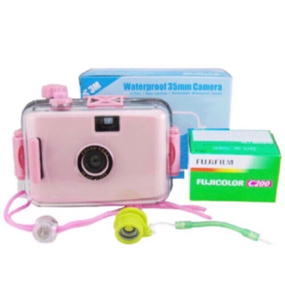 (Có Sẵn) Máy Ảnh Film Chụp Được Dưới Nước Lomo Underwater (Combo 1 Máy + 1 Film)