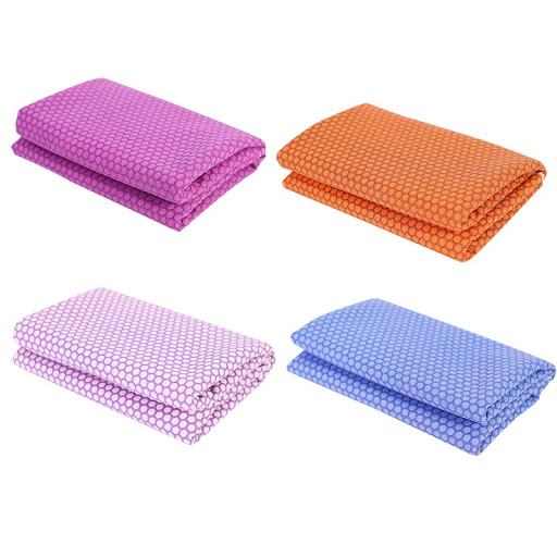 Title 4, Non-slip Particle Yoga Mat Towel, Sweat-absorbe...