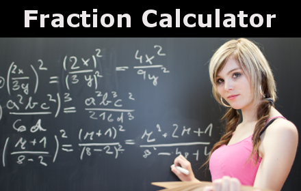 Fraction Calculator chrome extension
