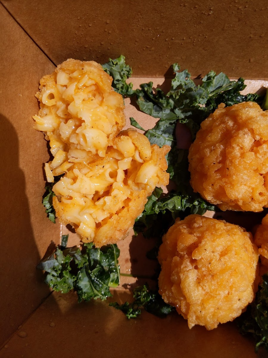 Mac n Cheese balls! (soy free, gluten free)