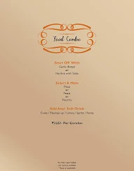 Buon Cibo - The Italian Cafe menu 1