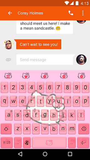 Cat -Love Emoji Keyboard