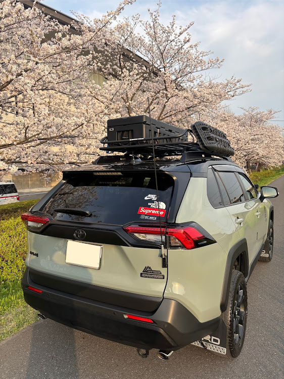 RAV4のサクラと愛車・桜と愛車・夕日に輝くあなたの愛車に関するカスタム事例の投稿画像4枚目