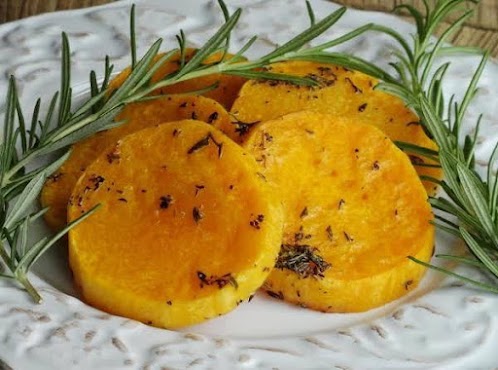 Rosemary Chili-Lime Butternut Squash Rounds