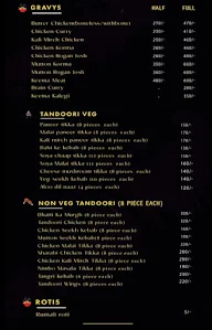 Beeryanee menu 1