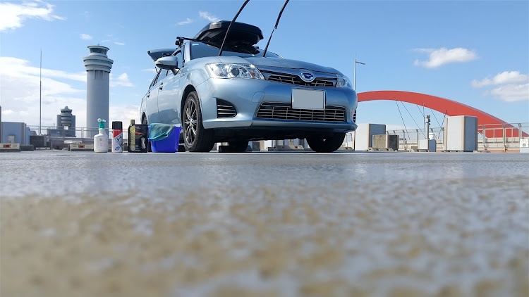 カローラフィールダーの洗車・カローラフィールダー・ひまじん・管制塔に関するカスタム事例の投稿画像1枚目