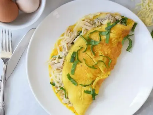 Double Egg Chicken Omelette