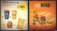 Subway menu 5