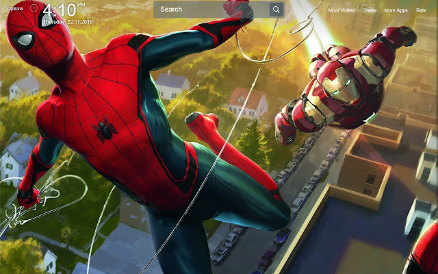 Spiderman Wallpapers Theme New Tab