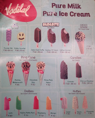 Vadilal Soda Fountain menu 2