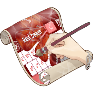 Red beam Keyboard Skin.apk 1.4