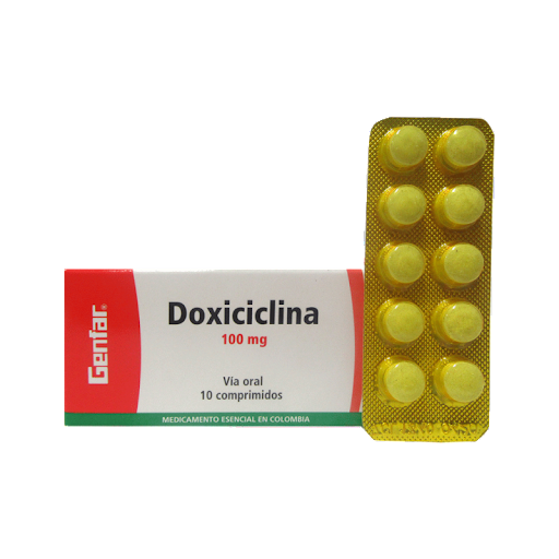 Doxicilina Sanofi 100mg 10 Comprimidos Via oral 10 comprimidos