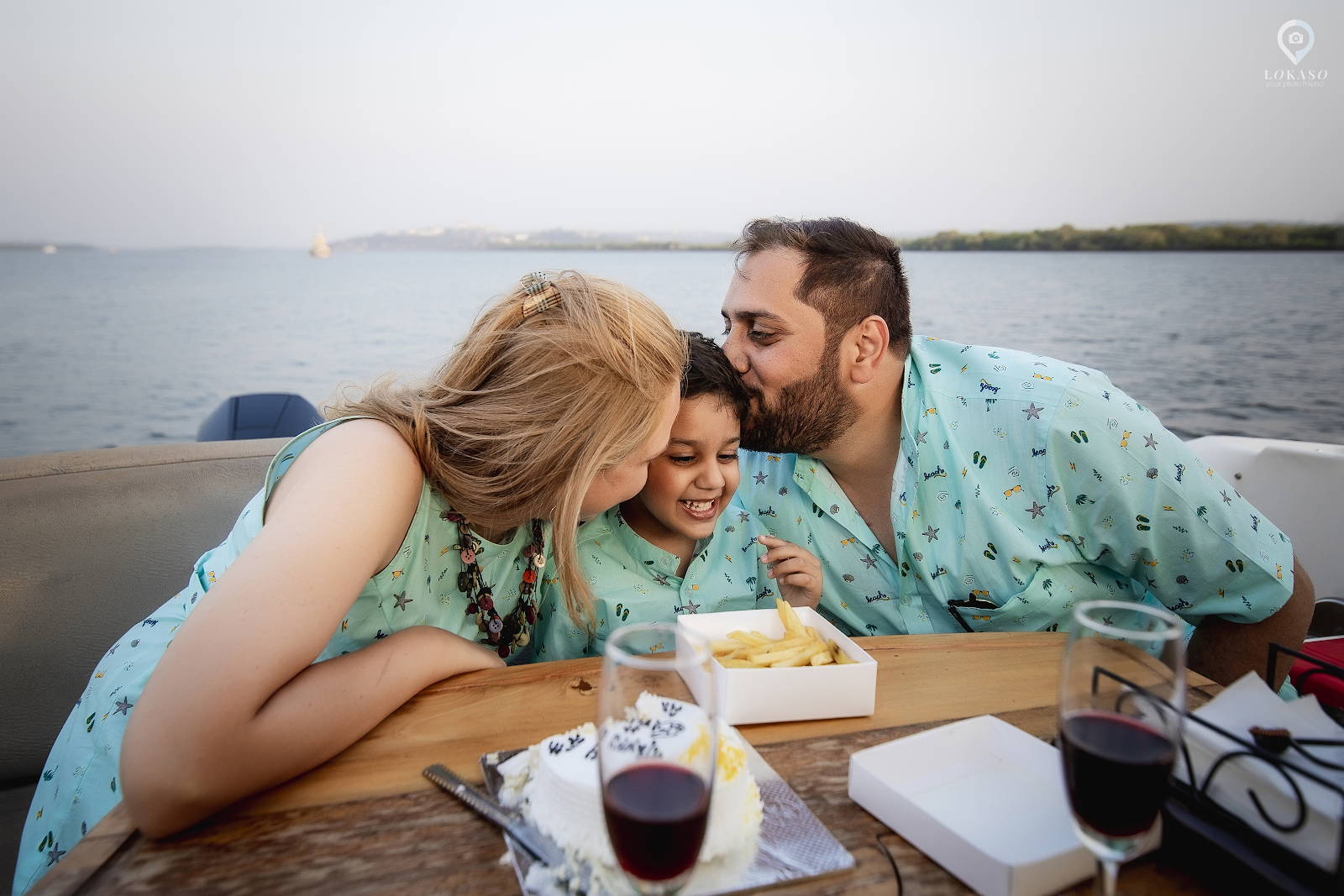 a family gala time, with Lokaso, Kid's photoshoot