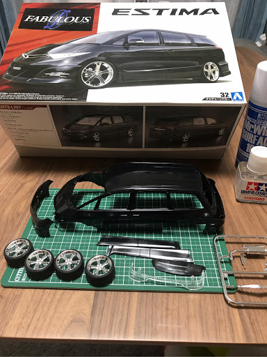 エスティマ Acr50wのプラモデル Diy エスティマに関するカスタム メンテナンスの投稿画像 車のカスタム情報はcartune