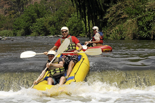 Get your kicks on the Crocodile river in a two-man inflatable raft is known as a 'croc'.