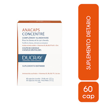Suplemento Dietario Ducray Anacaps Concentrado x 60 tabletas  