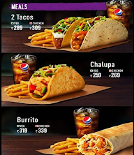 Taco Bell menu 1