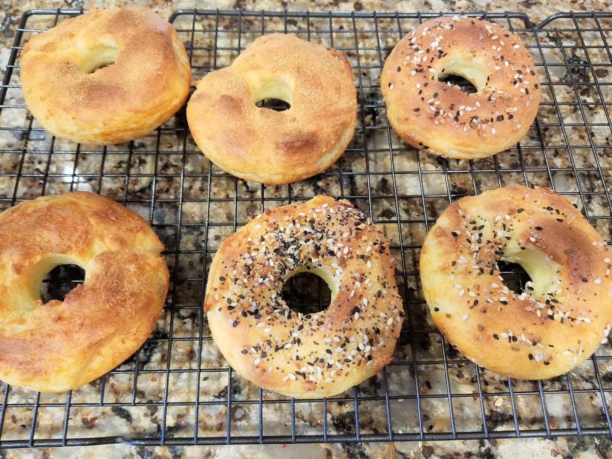 Gluten free, grain free bagels!