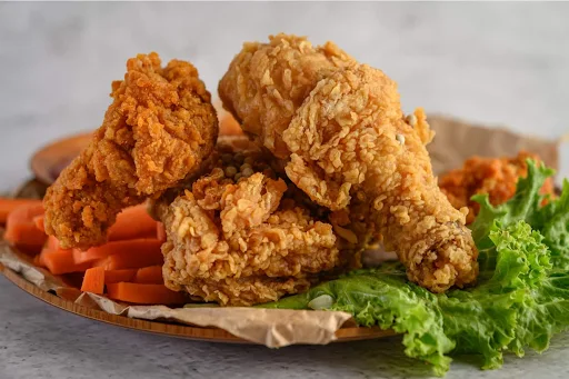 The Bhukkad Cafe Style Crispy Chicken Hot Wings Fry