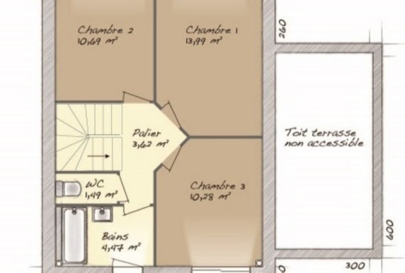  Vente Terrain + Maison - Terrain : 166m² - Maison : 90m² à Vitry-sur-Seine (94400) 