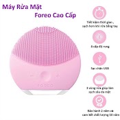 Máy Rửa Mặt Foreo Luna Mini 2 Cao Cấp Rung Sóng T - Sonic, Máy Rửa Mặt Massage Đầu Silicon