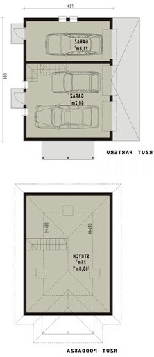 WB-3886 - Rzut garażu